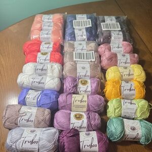 Truboo Yarn Collection - Multicolor Set  Lion Brand Yarns Sustainable Stitching
